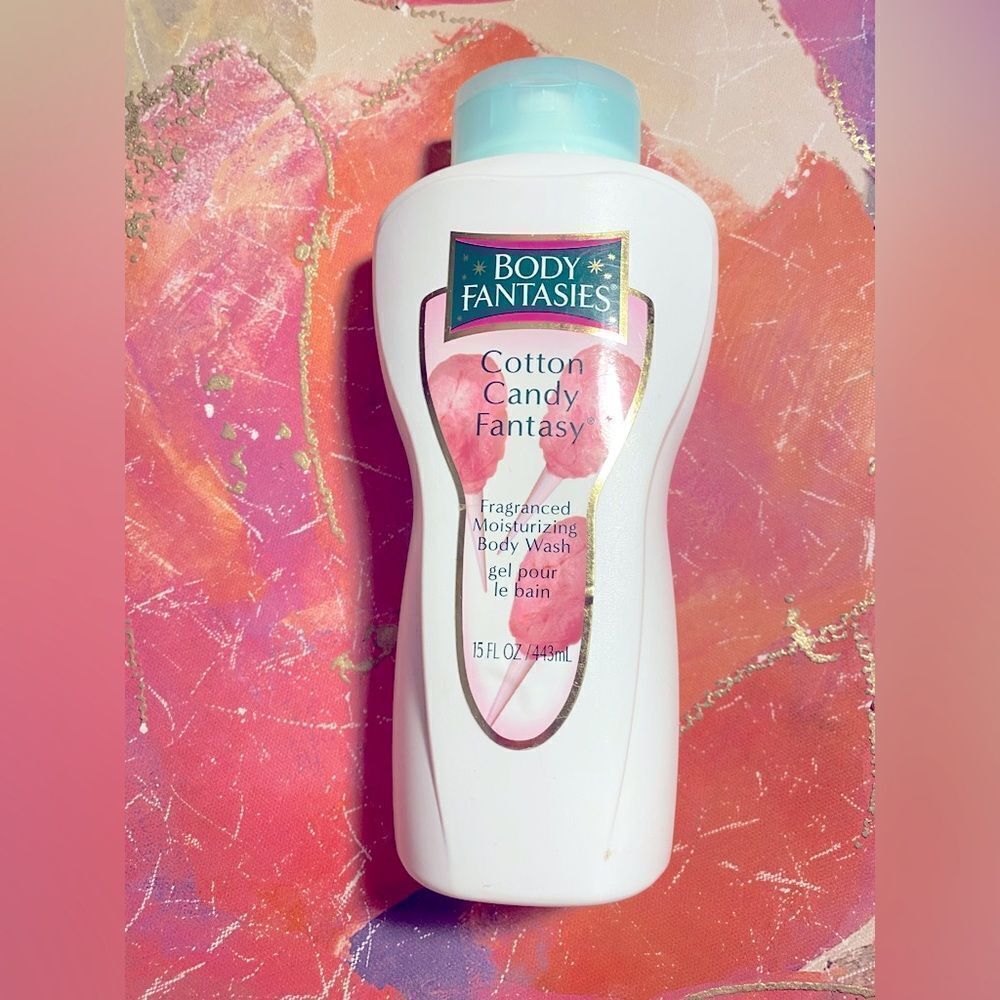 🛍️ Body Fantasies Cotton Candy Fantasy Fragranced Body Wash 15 Fl OZ💥